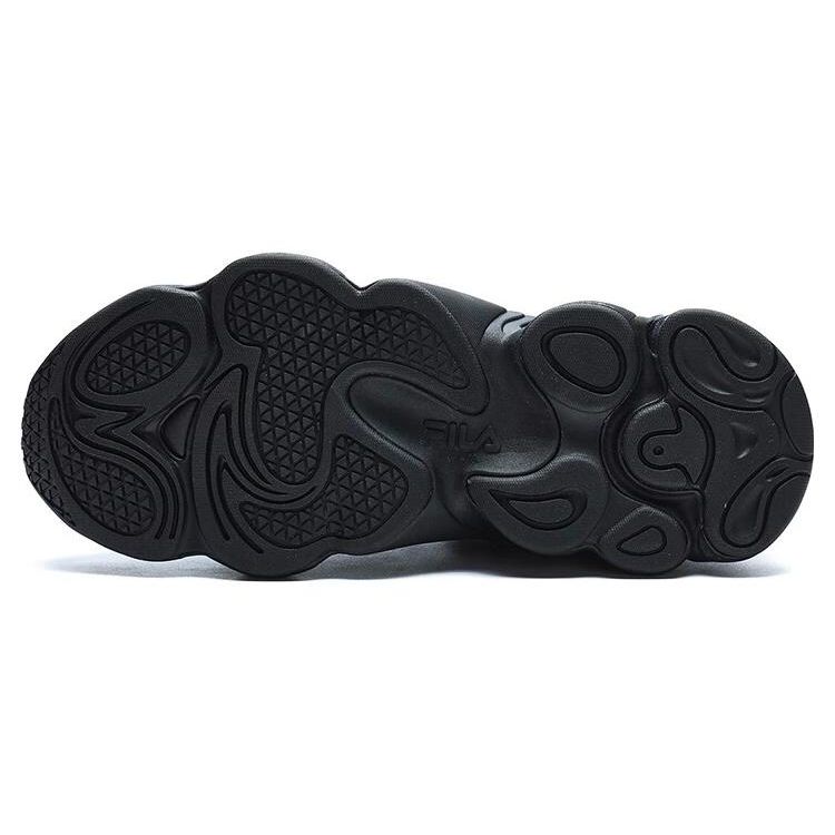 FILA Fusion Tenacity Monster Fabric Synthetic Leather TPU Sports Shock Absorbing Wear Resistant Rebound Low Top Casual Shoes Men sneaker T12M311601FBK