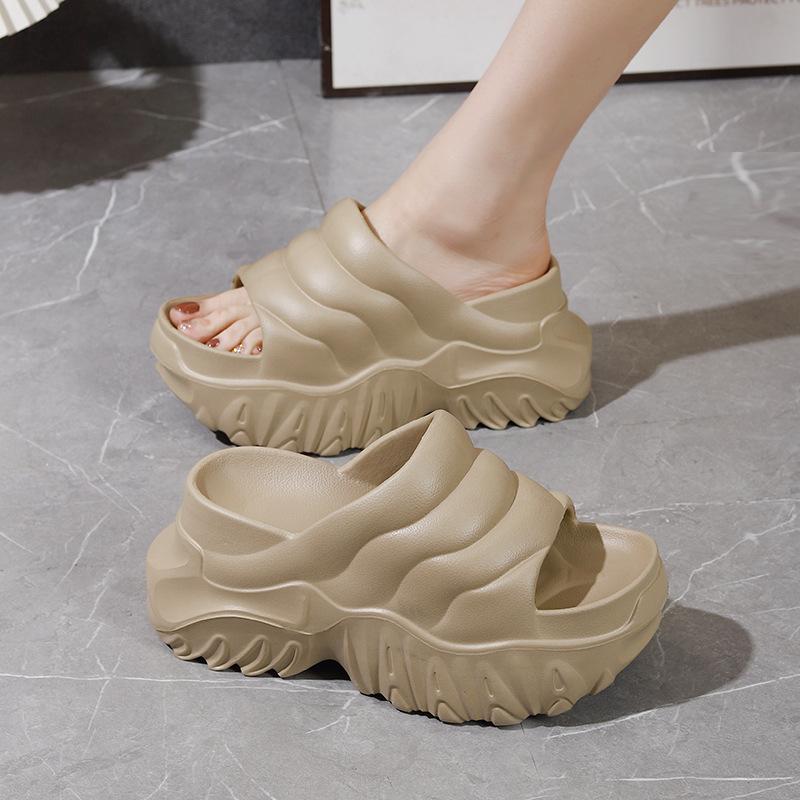 Super High Heel Women Slippers Fashion Thick Bottom Flip Flops Summer Beach Slippers for Women Platform Slippers Sandalias Mujer