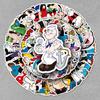 50 Popeye Cartoon Stickers: Waterproof Anime Decorations for Notebooks, Cars, Motorcycles, and Luggage