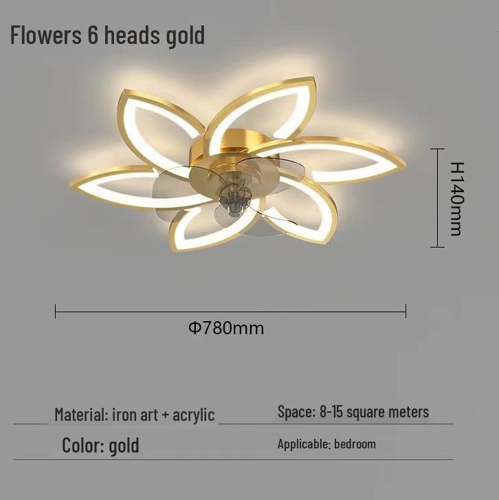 Versatile Ceiling Fan Lamp for Living, Dining, or Bedroom (110-220V, US Standard)