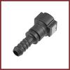 2pcs Fuel Line Quick Connect Straight Push-On Single Barb Adapter Connector for 3/8 to 3/8 Rubber Tubing Replace Parts