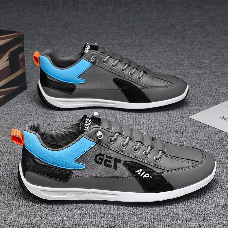 Męskie buty na jeden pedał jesień Forrest Gump sportowe buty deskorolkowe do biegania męskie casualowe małe białe buty platforma modne trendy buty