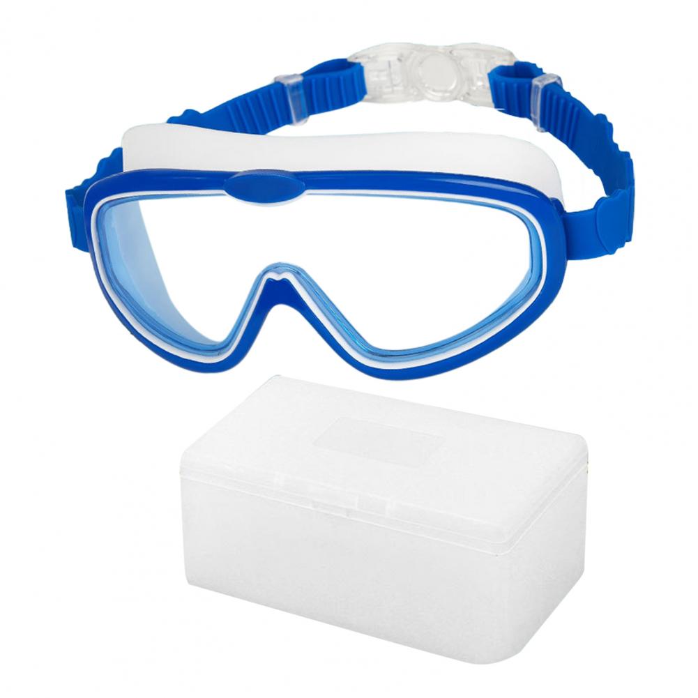 Kids' Swimming Goggles Silicone Seal Swim Goggles Kids' Anti-fog Swimming Goggles with Clear View Waterproof Pool for Children