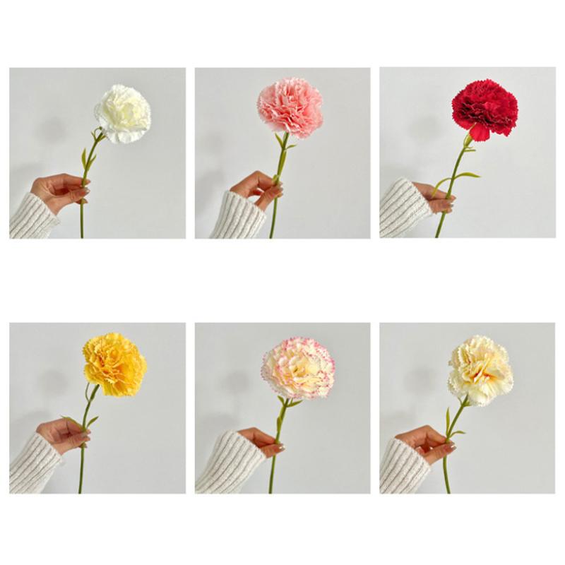 Artificial Carnations For Mother'S Day, Teacher'S Day, Bedroom, Living Room Decorations, Floral Arrangements, And Photo Props.