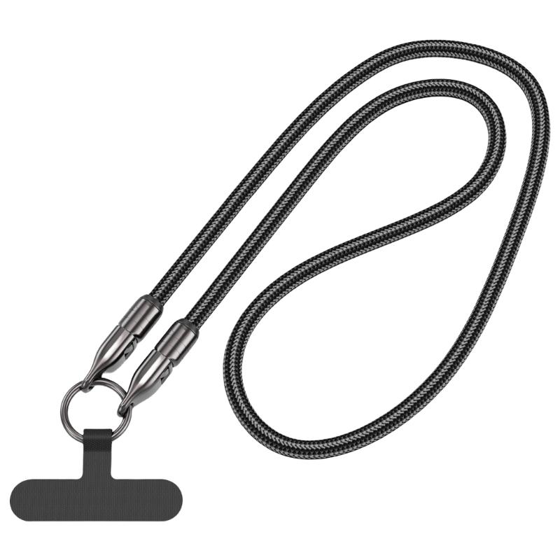 Portable Mobile Phone Lanyard PD240W Charging Cable, 2 in 1 USB Type C Data Cord Quick Charging Cable for Travel