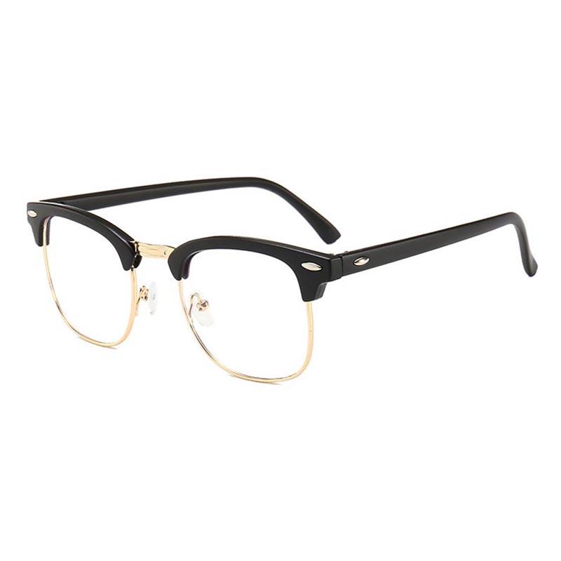 Men Retro Anti Blue Light Glasses for Computer Reading Gaming UV Protection Stylish Eyewear