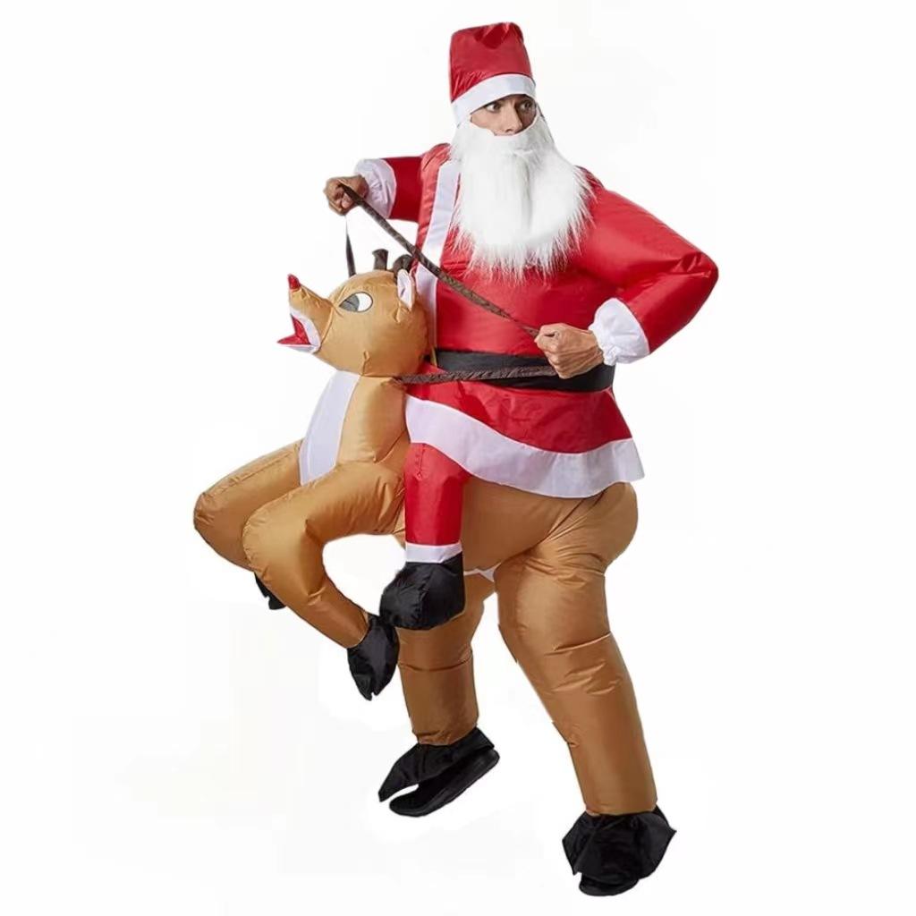 Riding Deer Adult Inflatable Costume