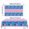 Stitch Party Tablecloth With Waterresistant Material For Kids Decor Birthday