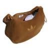 Adidas Originals Trefoil Logo Classic Polyester Shoulder Bag Women Shoulder Bag Brown KT0858