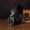 2.4Cm Fashion Retro Literary Trend Belt Women'S Genuine Leather First Layer Cowhide Women'S Hong Kong Style Casual Pin Buckle Belt
