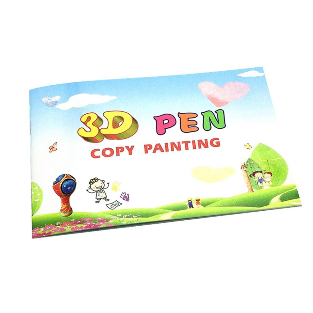 Toys Kid Gifts 3D Pen Tool Template 3D Printing Album Paper Book Accessories Drawing Stencils