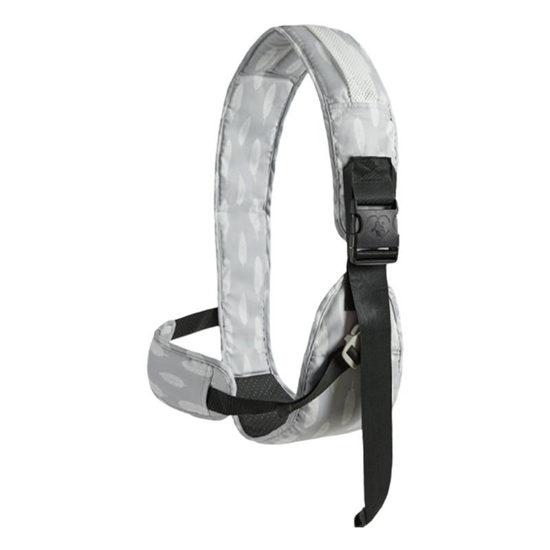 Comfortable Infant Back Support Carrying Strap With Leopard Print Design Breathable Fabric Safety Locks For Daily Use