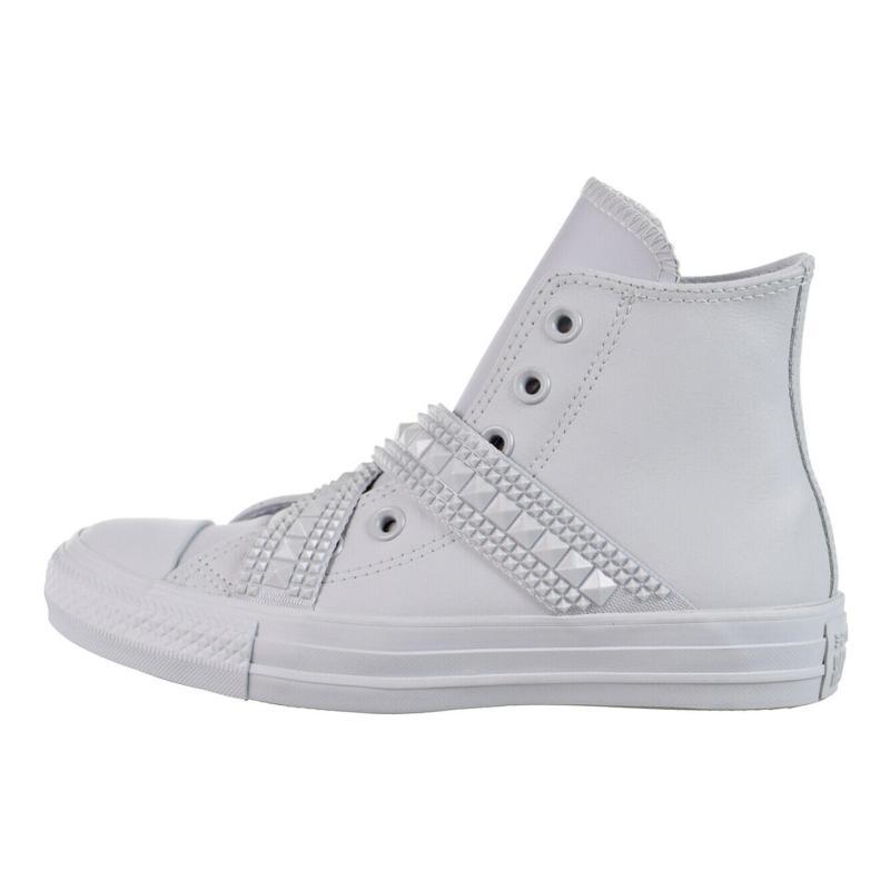 

Converse Chuck Taylor All Star Comfortable Shock Abrasion Resistant High Top Board Shoes Women s White 37 белый