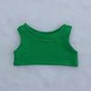 High Neck Sleeveless T-shirt for 10cm-20cm Dolls - Versatile Cotton Plush Fabric