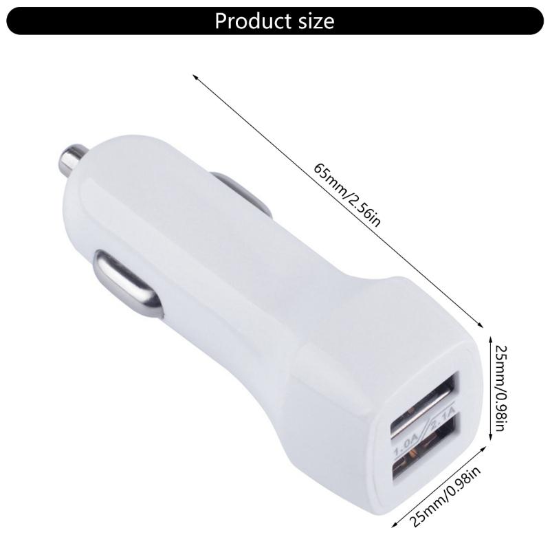 Convenient Vehicle Charging Adapter With Integrated Type C Cable Cord For Smartphones & Tablets Multiple Device Charging
