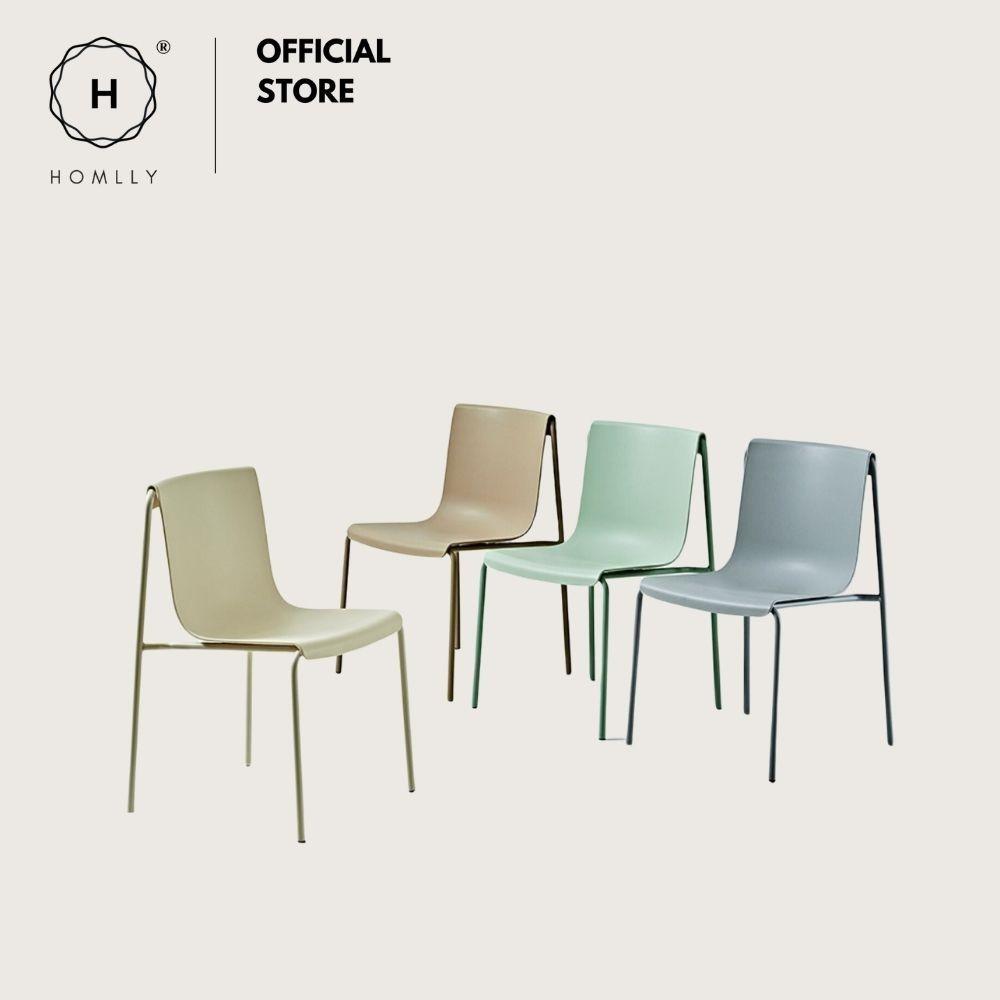 Homlly Lema Outdoor Stackable Chair (2PCS SET)