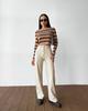 Women's Autumn and Winter High Waist Splicing Casual Long Pants