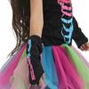 Cosplay Kids Halloween Costume Novelty Girl Rainbow Skeleton Costume   Party Supplies