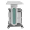 2-Drawer 2-Tray Rolling Salon Cart - Professional Medical Trolley for Dental Office, Spa, Lab & Cavitation Machine Storage