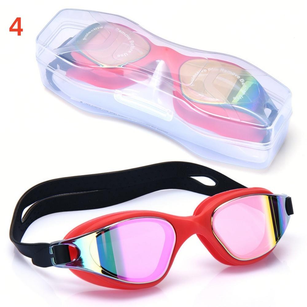 Adult Swim Goggles Clear Vision Anti-Fog Protection Swimming Glasses