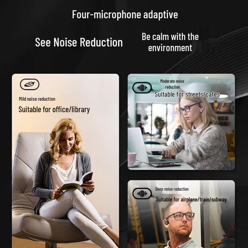 OKSJ i5 Open-Ear Bone Conduction Bluetooth Headset