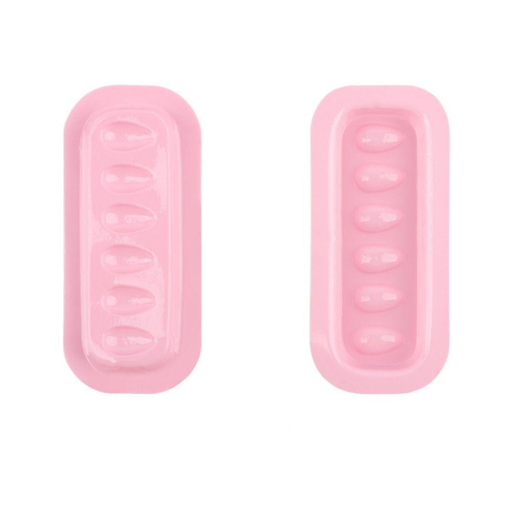 100PCS Adhesive Eyelash Glue Pallet Strip Shaped Plastic Gasket Palett Lash Adhesive Stand Pads