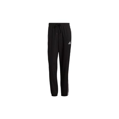 Striped Loose Straight Training Pants Men Bottoms Black GK8982