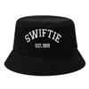 New SWIFTIE embroidered bucket hat trendy summer fashion fans fan hat couple sunscreen basin hat breathable