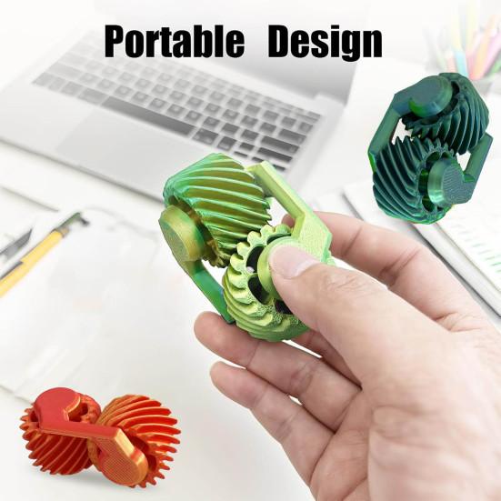Brinquedo Fidget Spinner Impresso em 3D Alívio de Estresse Ansiedade Giratório de Engrenagens Brinquedos Sensoriais Portátil para Viagem Melhora o Foco Brinquedo Fidget de Engrenagens para Escritório