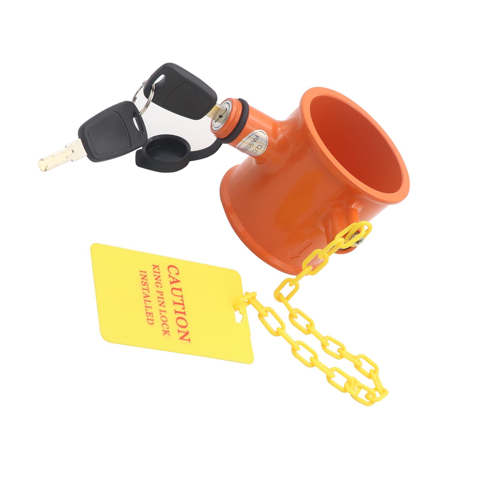 

Алюминиевый сплав RV Trailer 5th Wheel King Lock Heavy Duty Metal King Pin Lock с защитой от кражи