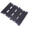 Solar Panel Folding Monocrystalline Silicon 2 USB Output Flexible ETFE Solar Panel 14W 5V Blue