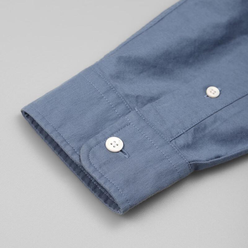Goldlion Men's Pure Cotton Brushed Long Sleeve Shirt