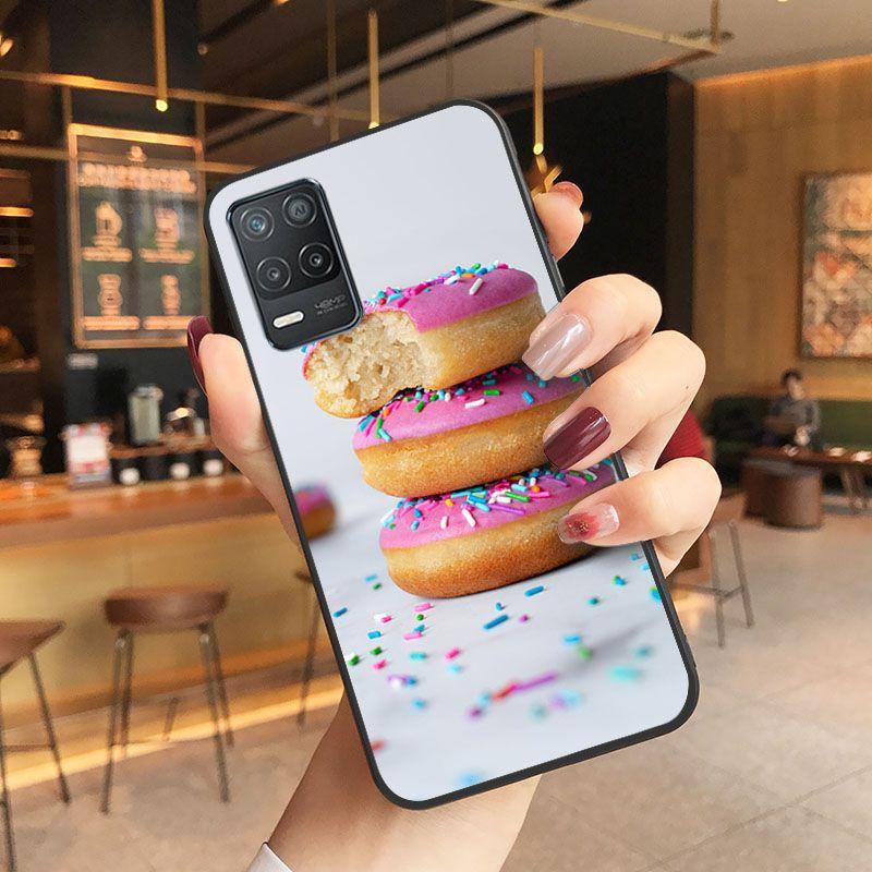 Sweet Donuts Shell Phone Cover For Oppo Realme 8Pro 6PRO 6i 7pro 9i 9pro C11 C21Y C21 C25Y C25S C3 Q3S XT Cases Coque