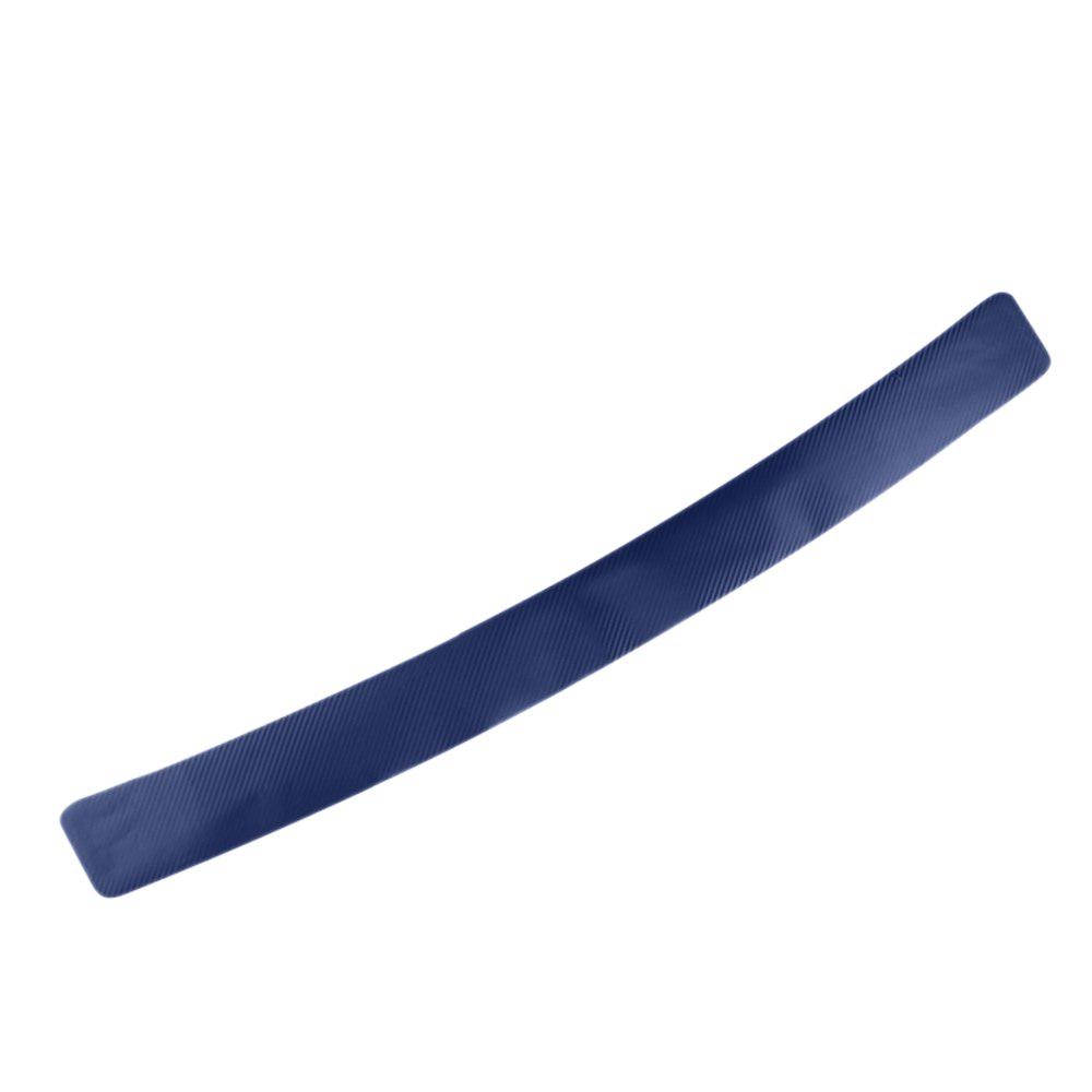 3D Carbon Fiber Car Rear Bumper Protector Strip, Anti-Scratch Anti-Kick Guard Film, Automotive Exterior Decal Sticker