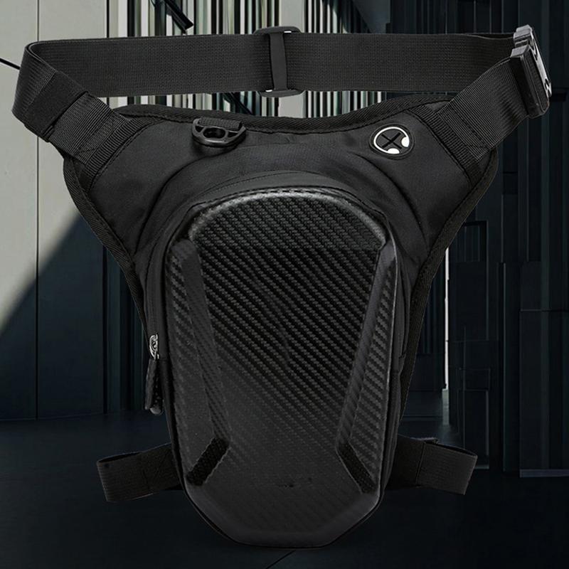 Motorcycle Leg Side Bag Eva Hard Shell Outdoor Casual Waist Bags Motorbike Mobile Phone Purse Hip Bum Pack
