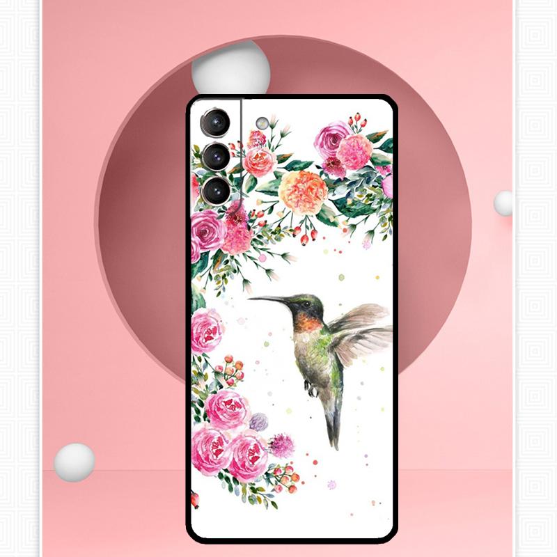 Hummingbird Case For Samsung Galaxy S24 Ultra S20 S21 S22 S23 S25 Ultra S9 S10 Plus S25 FE Cover Funda