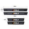 Car Door Sill Trim Anti kick Stickers Pedal Guards for Volkswagen VW Polo Trunk Threshold Protective Decals Strip Tape Decor