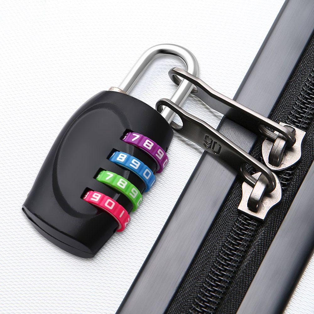 Accessories Zinc Alloy 4-digit Number Password Lock Combination Padlock Color Padlock Window Door