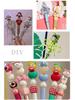 Rotating Acrylic Beaded Pen with Creative UV Printing for Students