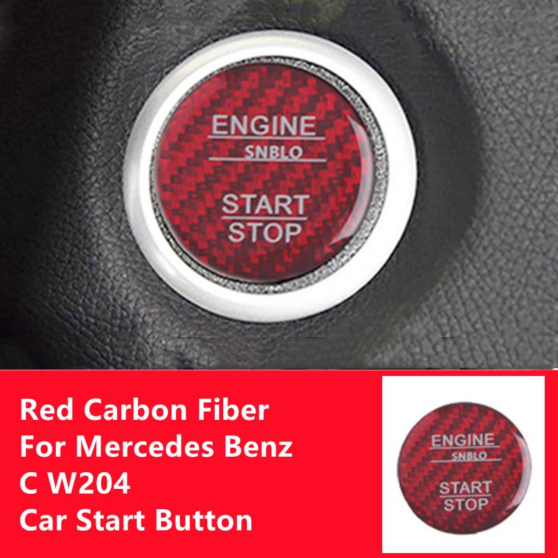 Cubierta de modificación Interior de coche de fibra de carbono, tiras embellecedoras, pegatinas decorativas para Mercedes Benz C W204, Interior de coche