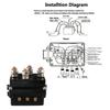 NEW 12V 500A HD Contactor Winch Control Solenoid Relay Twin Wireless Remote Recovery 4x4 For Jeep ATV SUV Car Accessories