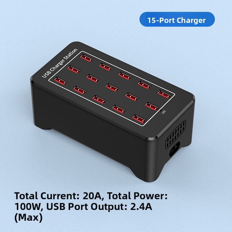 Earise | Multi-Function Multi-Port USB Charger 15 Ports