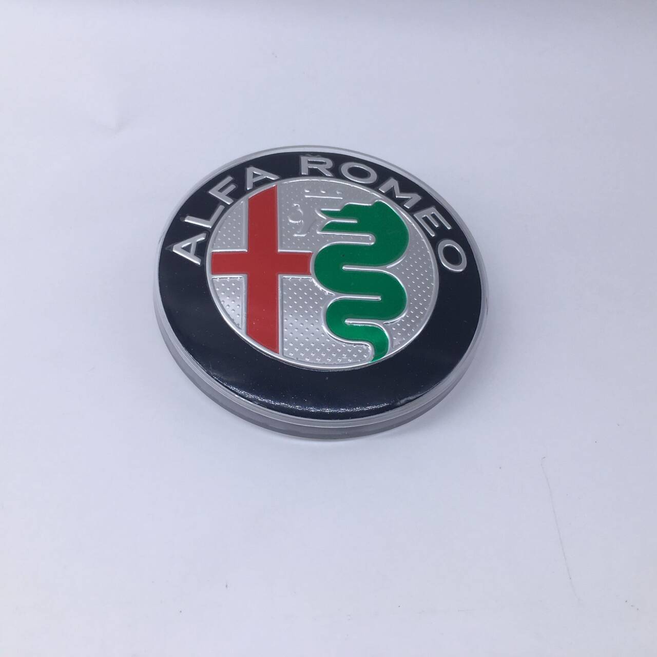 

For Alfa Romeo 75mm Car LED Logo Rear Badge Light Sticker 4-Color Front Hood Emblem Trunk Badge Tail Lamp for Alfa Romeo 147 159 red Light 1pcs