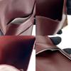 Used CARTIER Bill Compartment Must Leather Bordeaux Bordeaux Bifold Wallet
