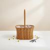 Handwoven Flower Basket Handmade Rattan Multifunctional