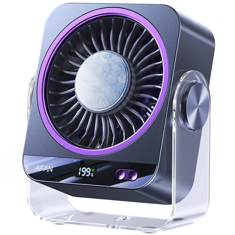 CRENOV Portable Cooling Desktop Fan with Ice Compress