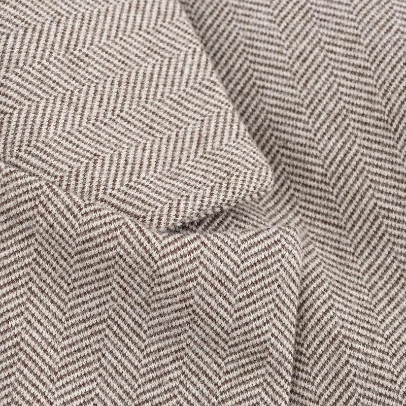 Women's Fashion Versatile Twill Suit Coat Autumn Straight Sleeve Flip Collar Single Buckle Blazers Jacket Office Lady Outcoat