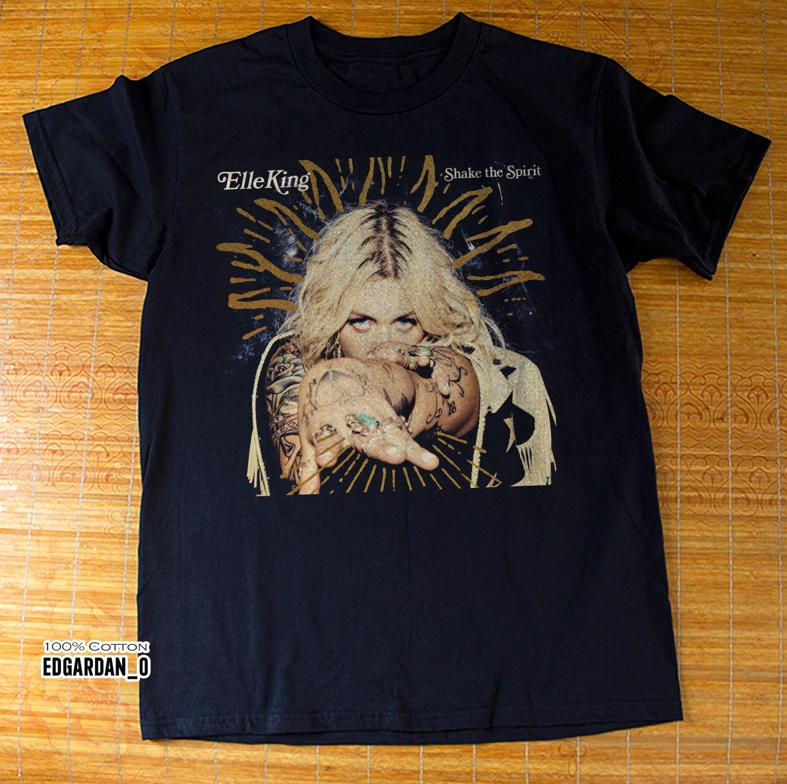 ELLE KING SHIRT, Shake The Spirit Album Black Unisex T-shirt S-5XL XXXXL