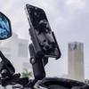 Motocykl Rowerowy uchwyt na telefon Uchwyt GPS Stojak na telefon komórkowy Moto Lusterko wsteczne Uchwyt na kierownicę Kompatybilny z Xiaomi Iphone