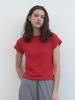 ENZO BLUES Slub Raglan T-Shirt (Red)